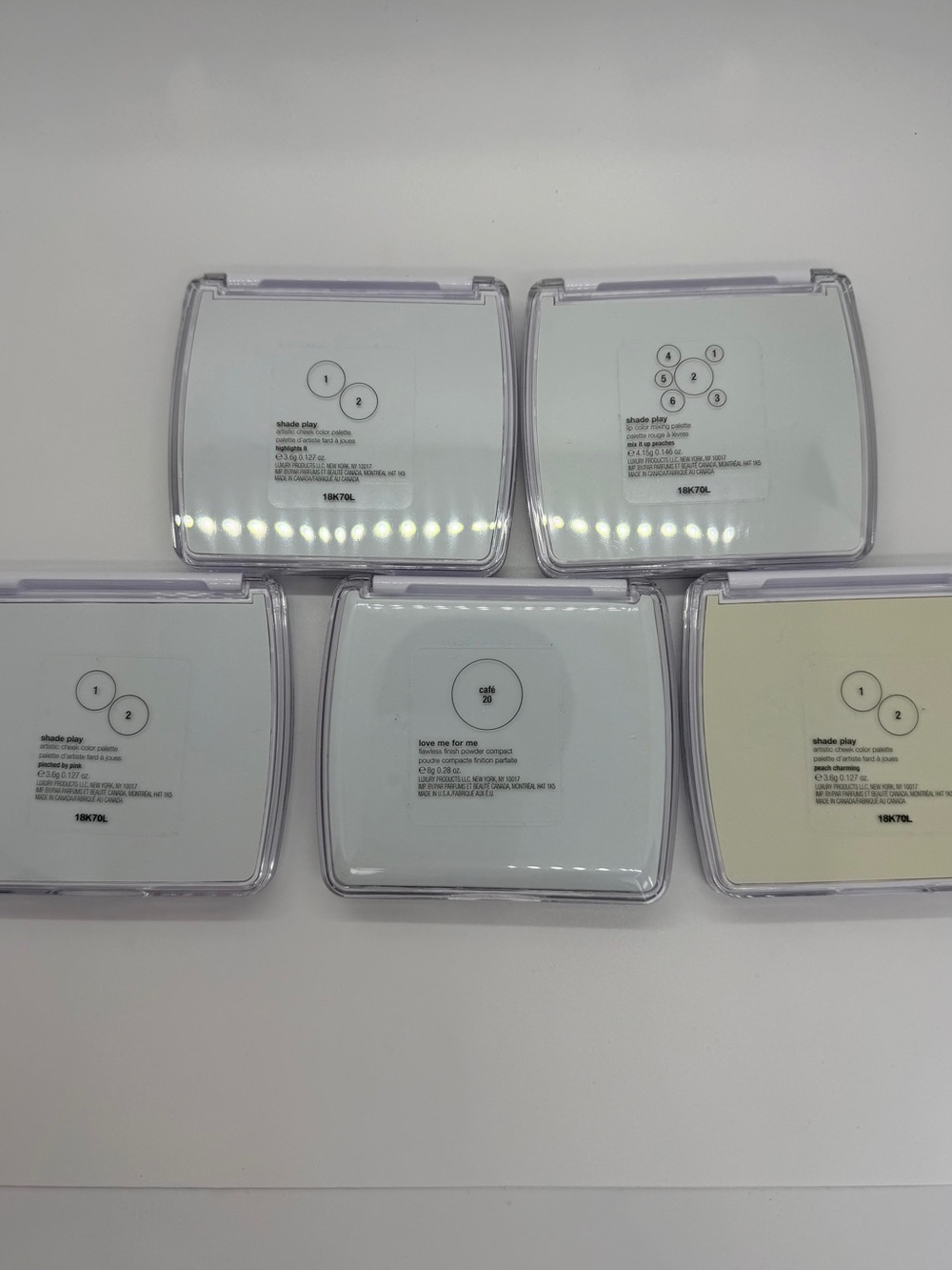 Em by Michelle Phan, Lips, Cheeks And Face 5 Palettes NIB - Picture 2 of 5